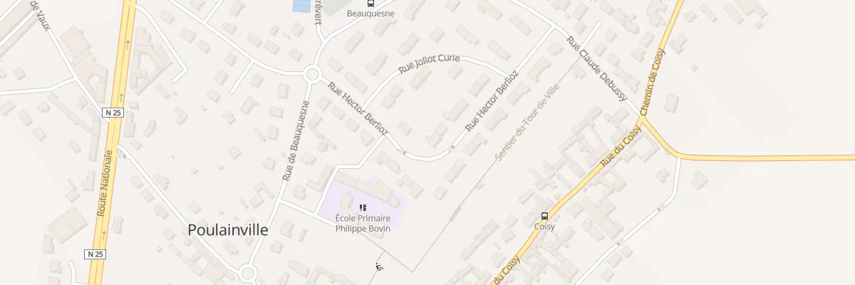 Plan du 9 Rue Hector Berlioz à Poulainville