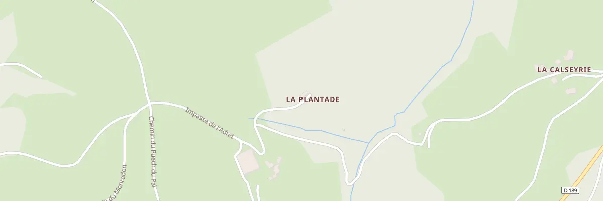 Plan du 5105 La Plantade à Auzits