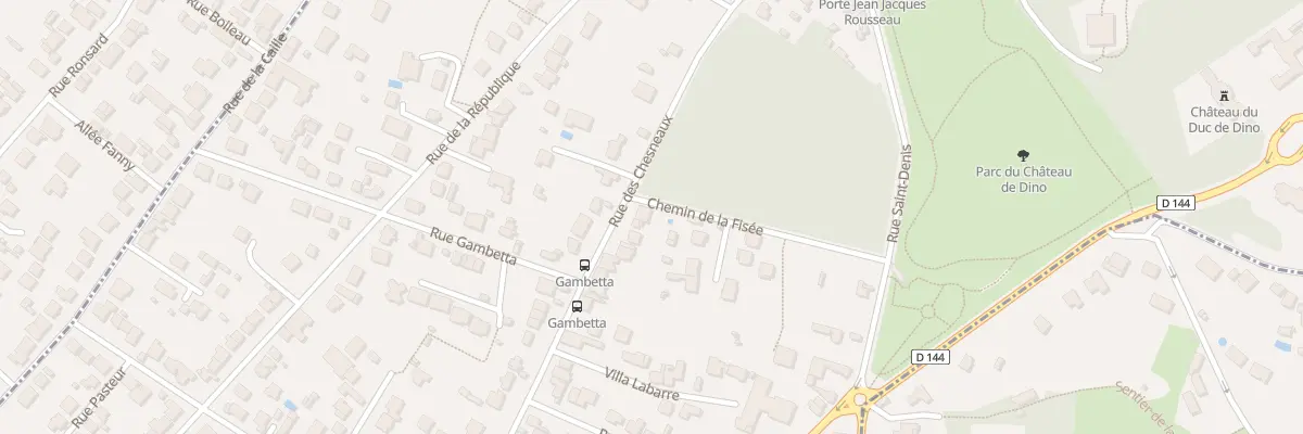 Plan du 9 Rue des Chesneaux à Montmorency