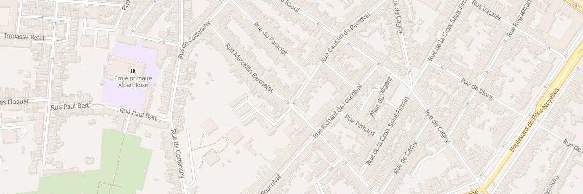 Plan du 65 Rue Marcellin Berthelot à Amiens