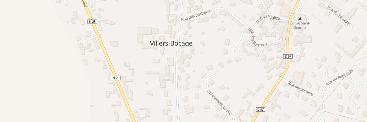 Plan du 19 Rue du Hauit à Villers-Bocage