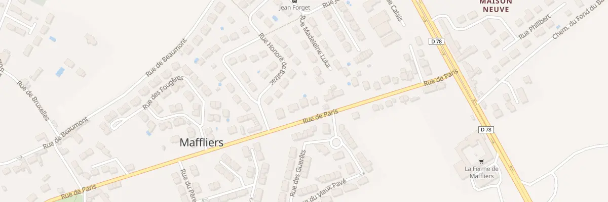 Plan du 23 Rue de Paris à Maffliers