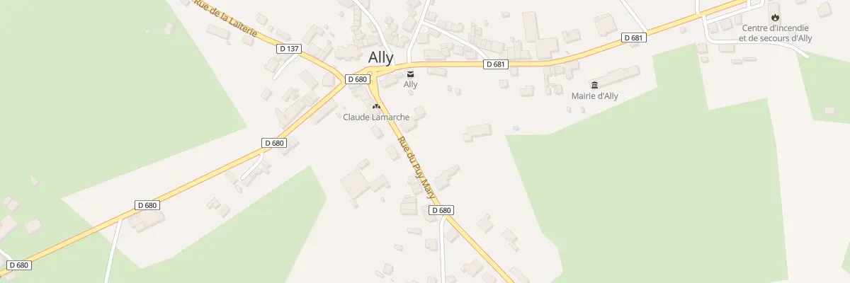 Plan du 5143 Rte de Salers à Ally