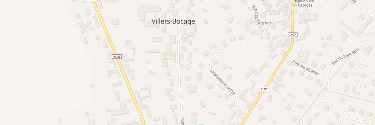Plan du 27 Rue du Hauit à Villers-Bocage