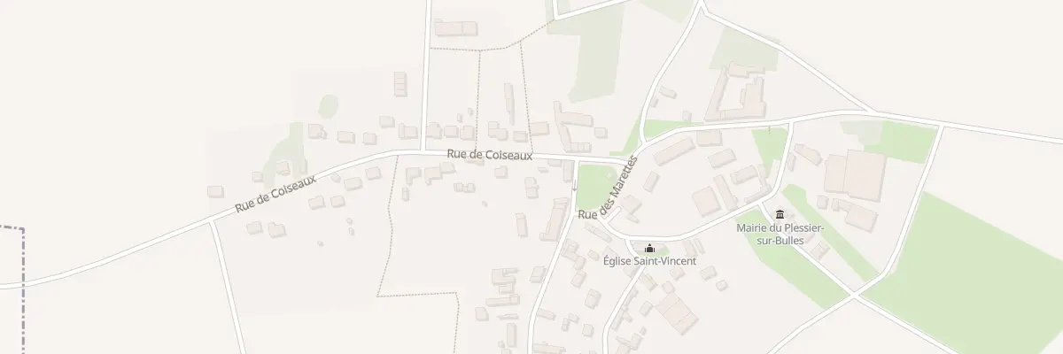 Plan du 10 Rue de Bulles au Plessier-sur-Bulles