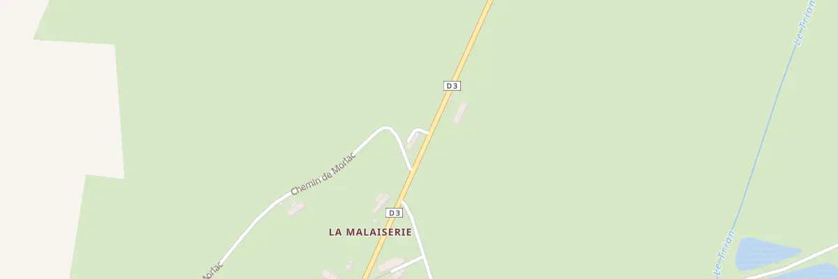 Plan du 129 La Malaiserie à Morlac