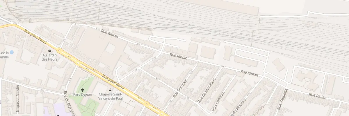 Plan du 106 Rue Riolan à Amiens