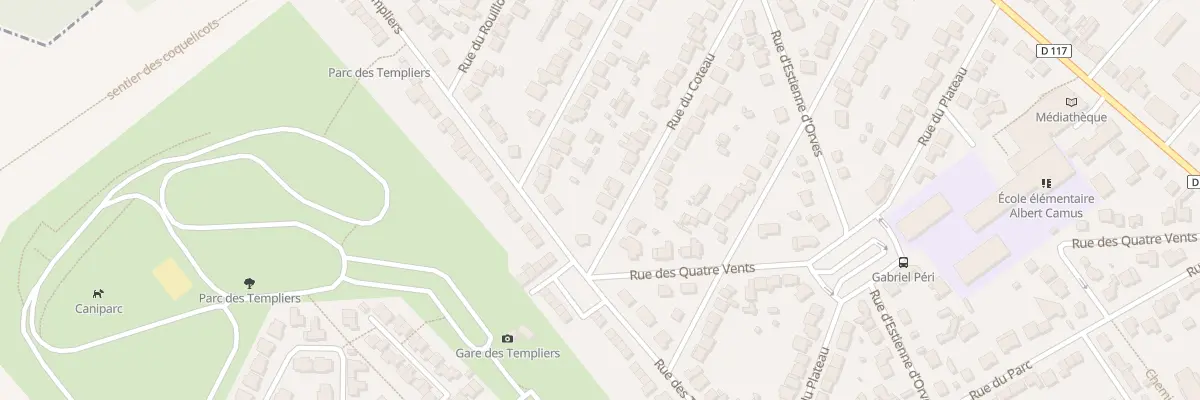 Plan du 50 Rue du Coteau à Épinay-sur-Orge