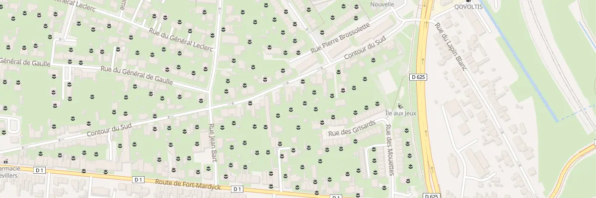 Plan du 33 Rue du Contour du Sud Fm à Dunkerque