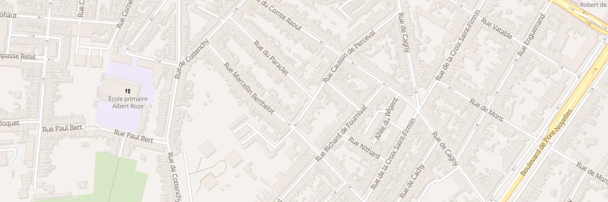 Plan du 58 Rue Caussin de Perceval à Amiens
