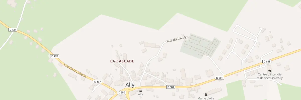 Plan du 5089 Le Bourg à Ally