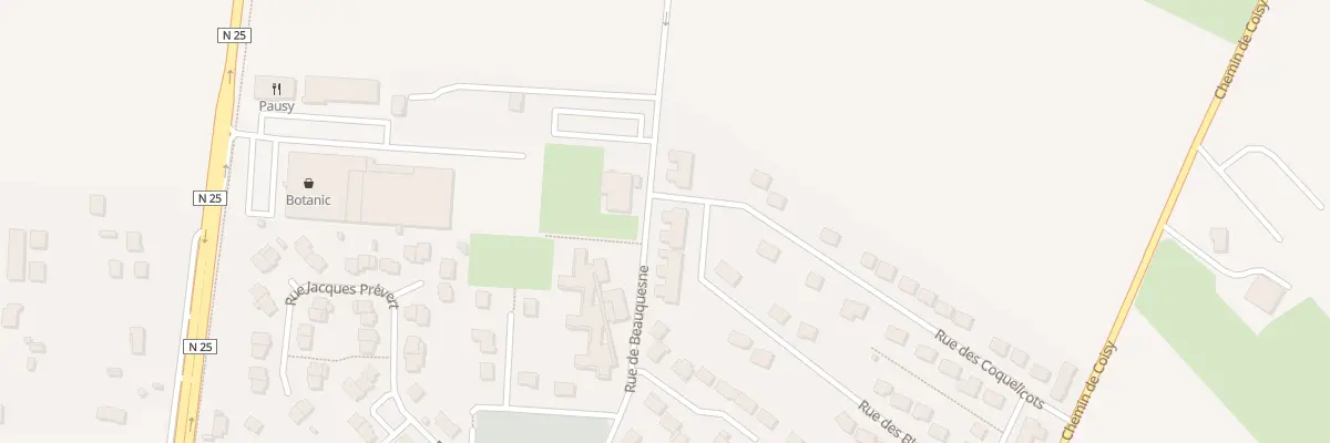 Plan du 340 Rue Helot Rene à Poulainville