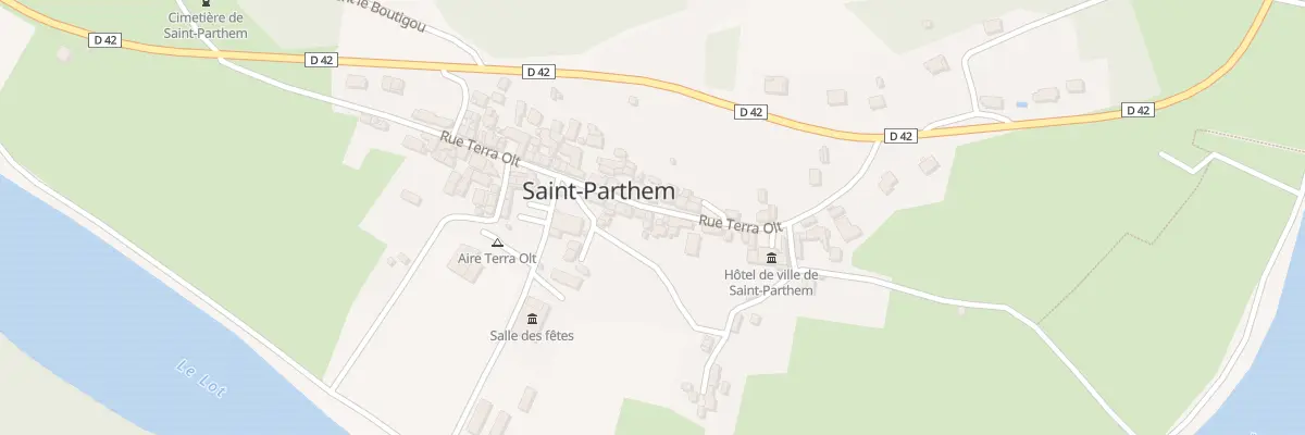 Plan du 5022 Saint Parthem à Saint-Parthem