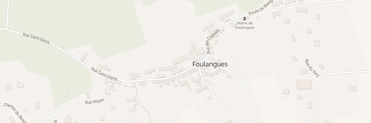 Plan du 4 Rue St Denis à Foulangues