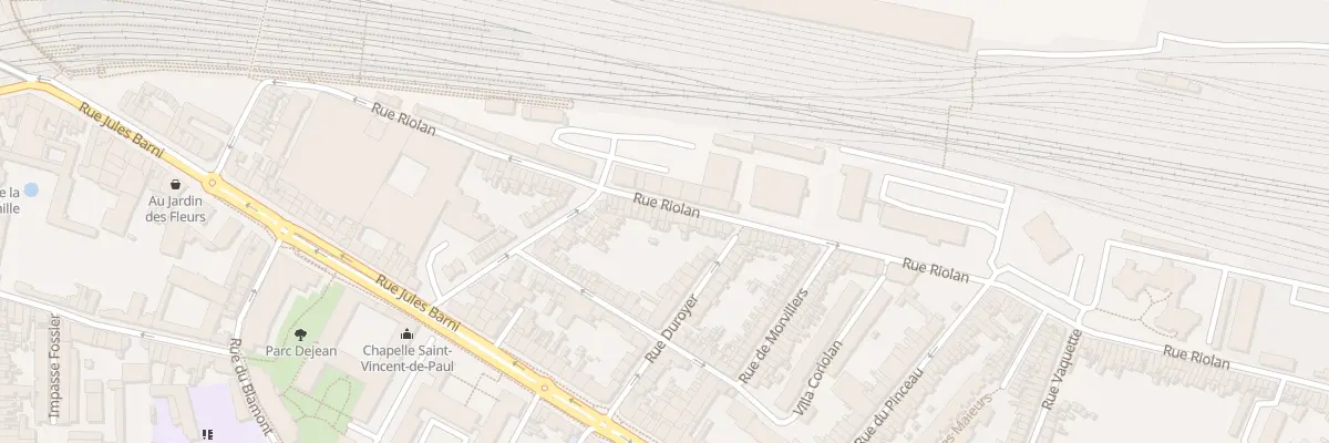Plan du 110 Rue Riolan à Amiens