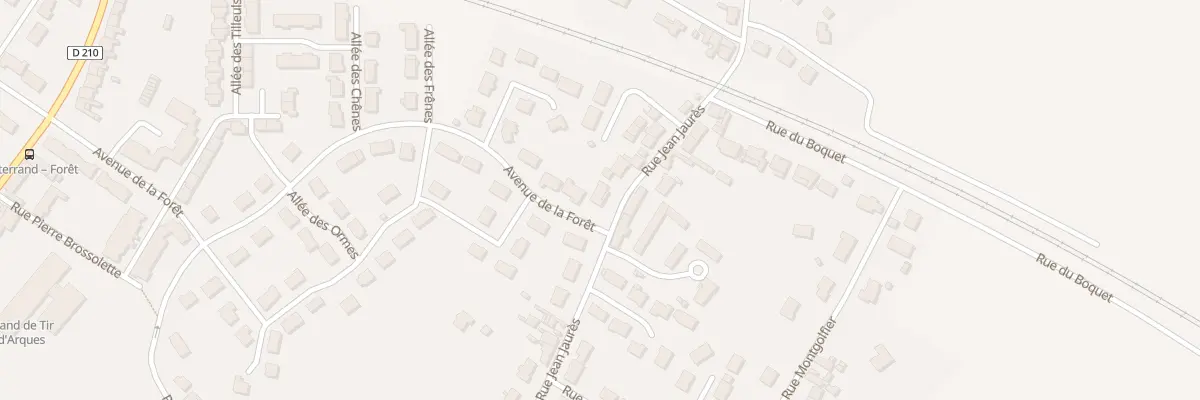 Plan du 99C Rue Jean Jaurès à Arques