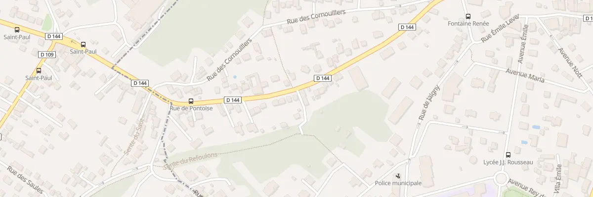 Plan du 39 Rue de Margency à Montmorency