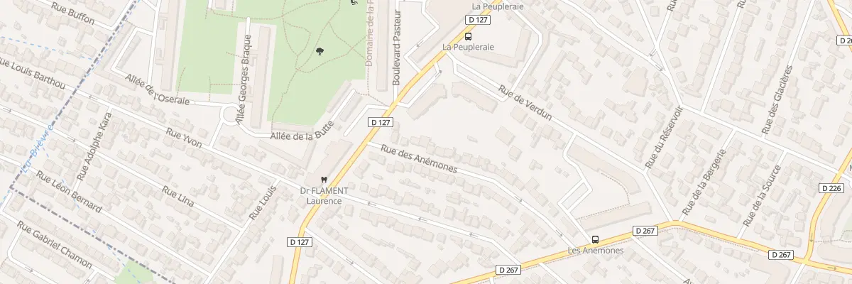 Plan du 7 Rue des Anémones à Fresnes