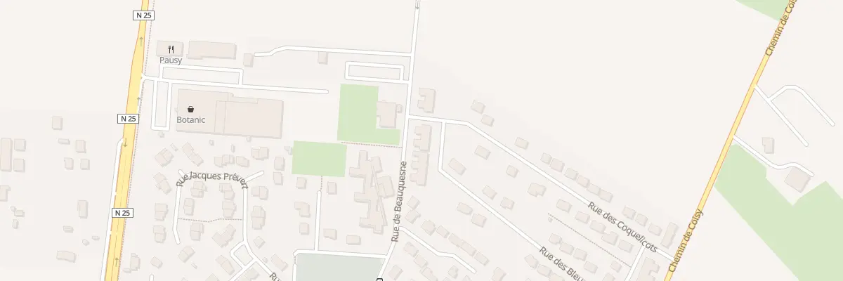 Plan du 334 Rue Helot Rene à Poulainville