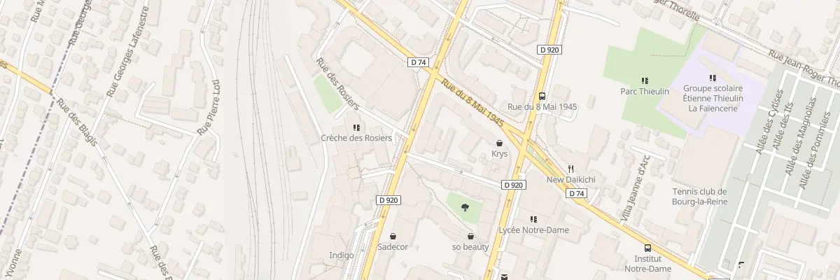 Plan du 45 Bd du Maréchal Joffre à Bourg-la-Reine