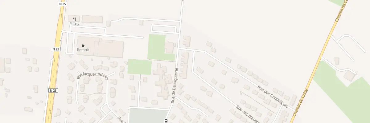 Plan du 326 Rue Helot Rene à Poulainville