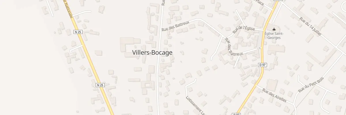Plan du 17 Rue du Hauit à Villers-Bocage
