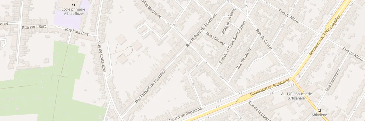 Plan du 65 Rue Richard de Fournival à Amiens