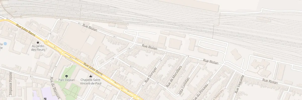 Plan du 112 Rue Riolan à Amiens