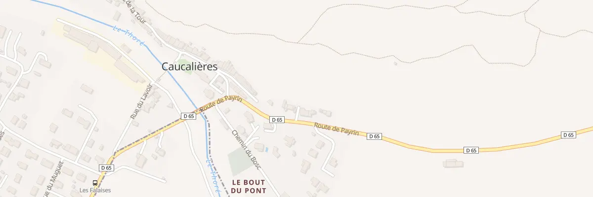 Plan du 4 Rte de Payrin à Caucalières