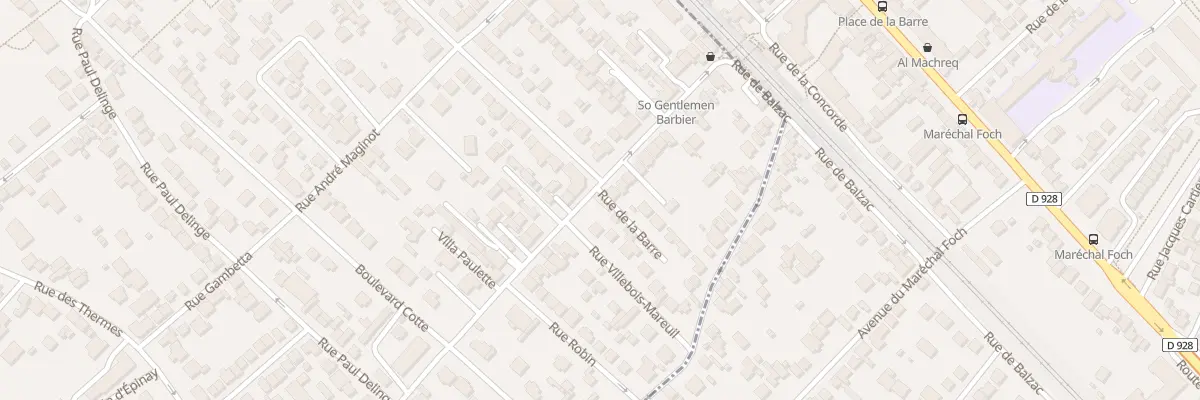 Plan du 40 Rue de la Barre à Enghien-les-Bains