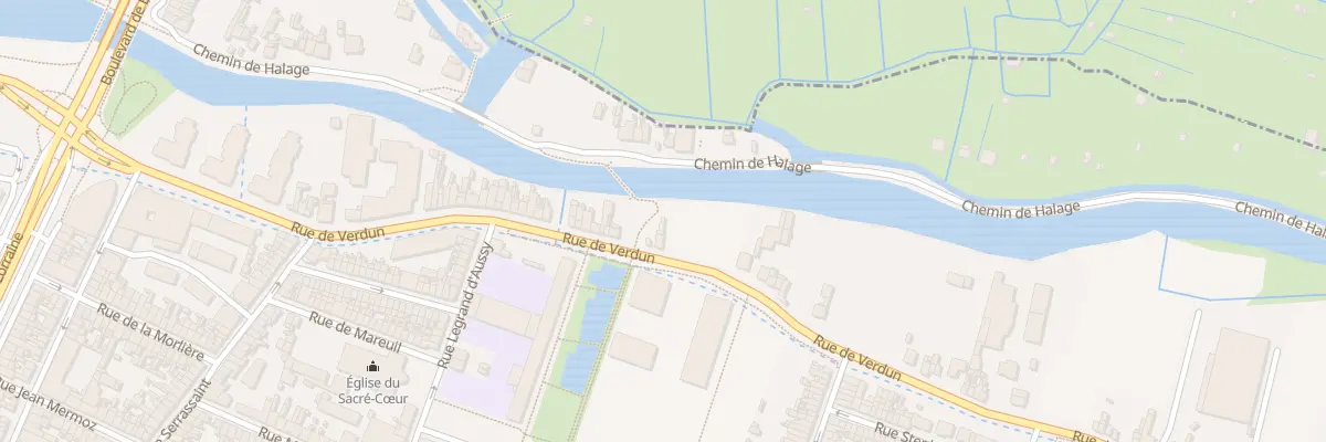 Plan du 163 Rue de Verdun à Amiens