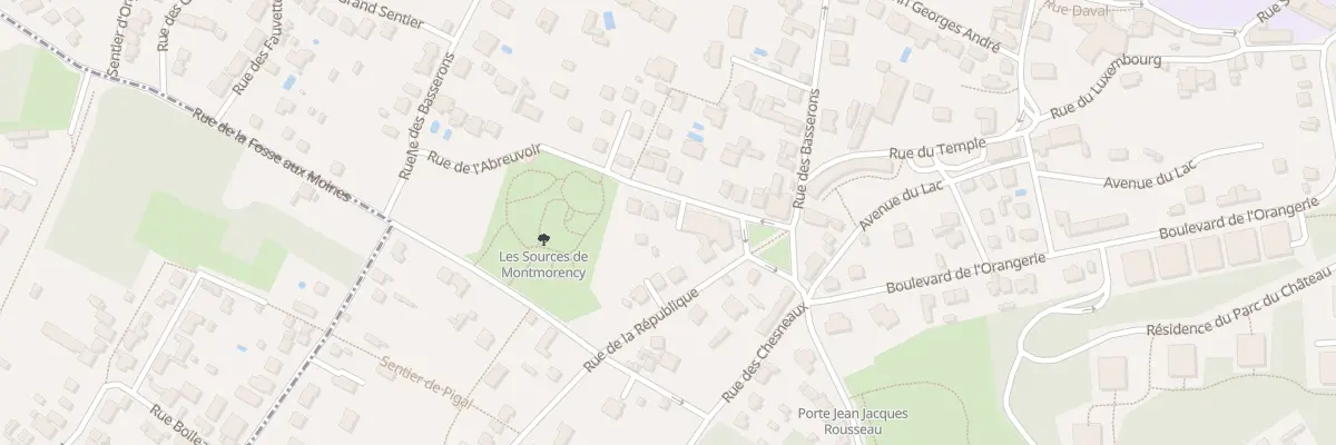 Plan du 3 Rue de l’Abreuvoir à Montmorency