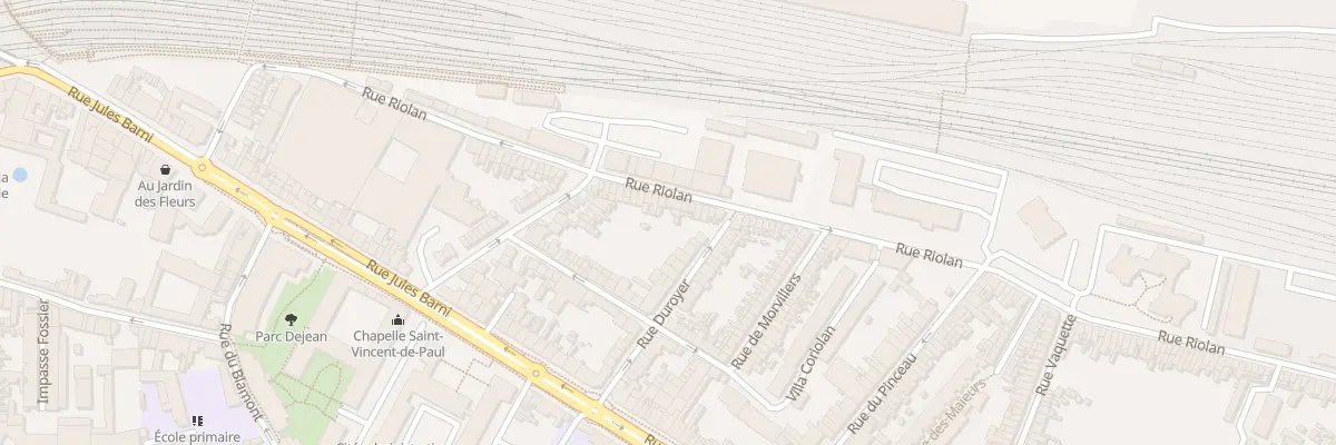 Plan du 114 Rue Riolan à Amiens