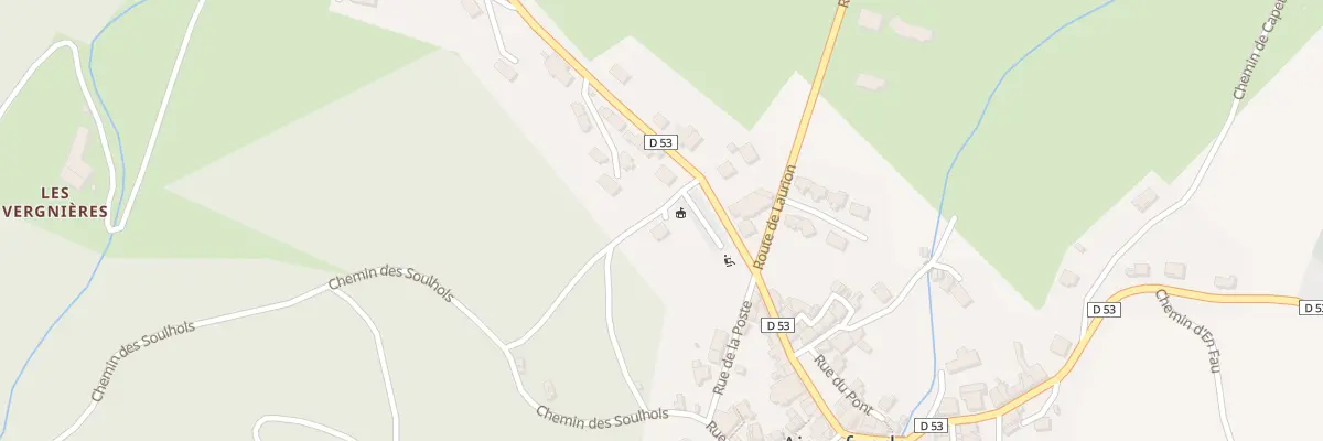 Plan du 1 Rte de Dourgne à Aiguefonde