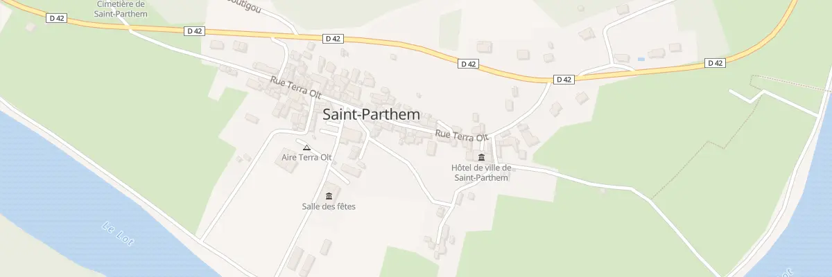 Plan du 5019 Le Bourg à Saint-Parthem
