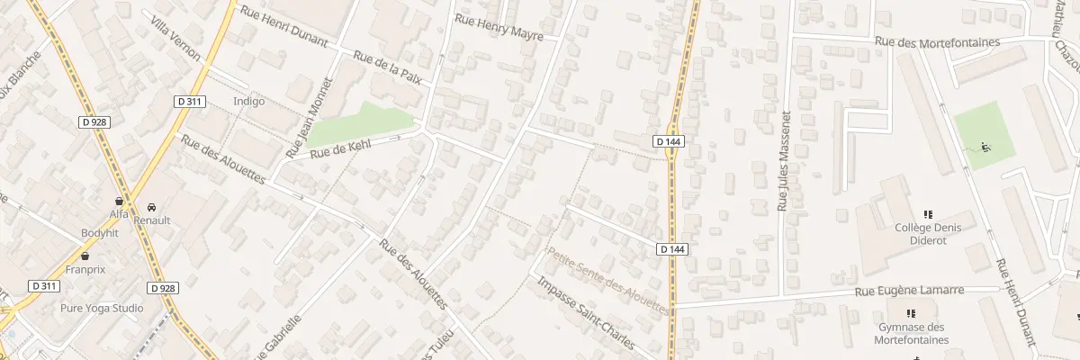 Plan du 26 Rue Chevalier à Montmorency