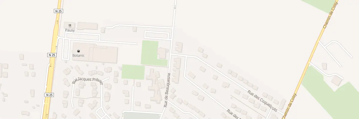 Plan du 348 Rue Helot Rene à Poulainville