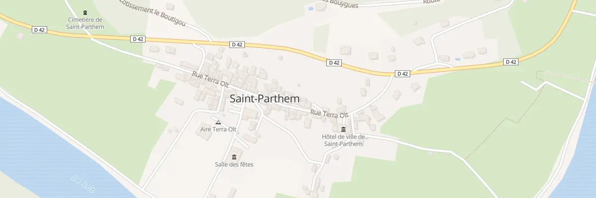 Plan du 5023 Saint Parthem à Saint-Parthem