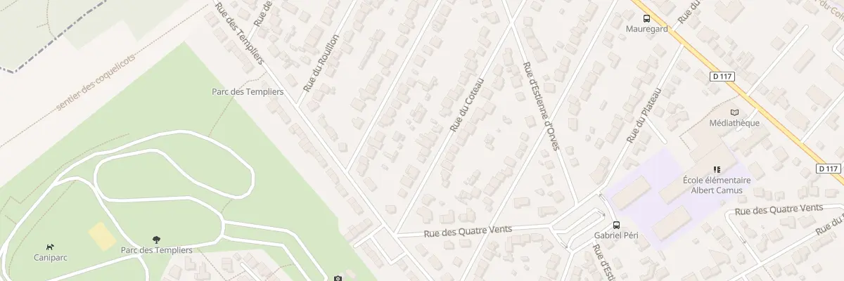Plan du 42 Rue du Coteau à Épinay-sur-Orge