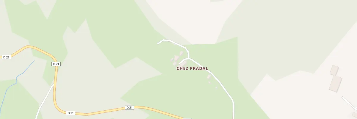 Plan du 5103 Chez Pradal à Saint-Maurice-près-Crocq