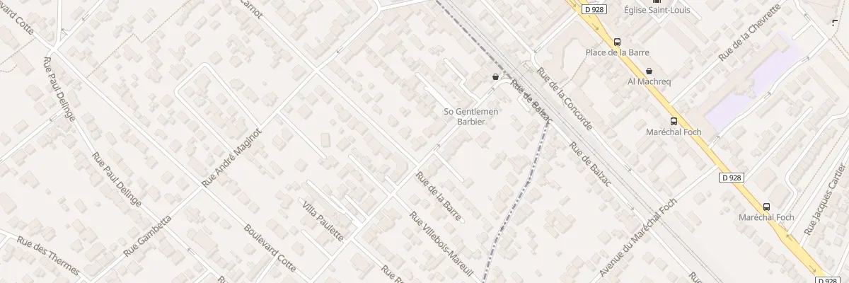Plan du 43 Rue de la Barre à Enghien-les-Bains