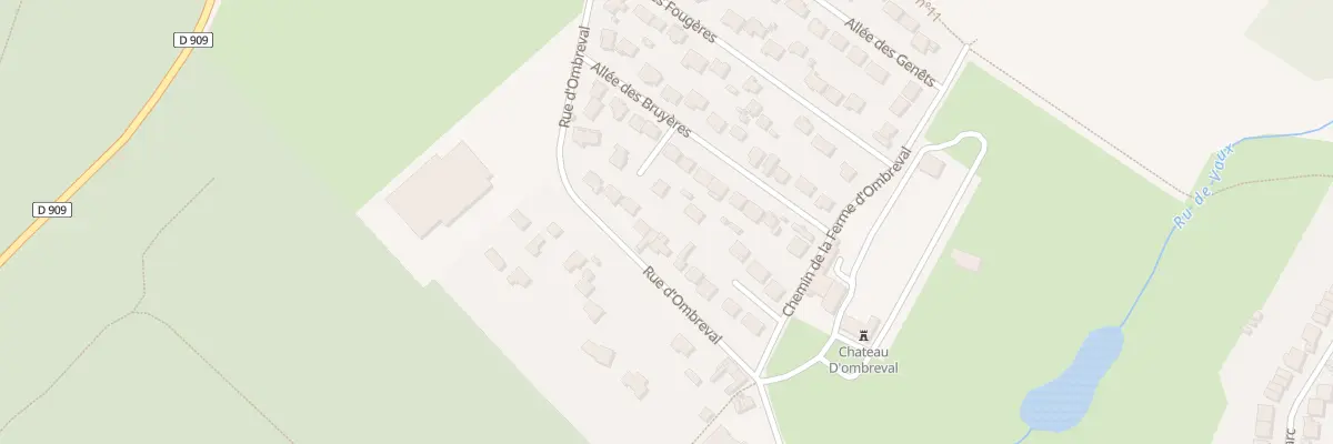 Plan du 134 Rue d’Ombreval à Domont