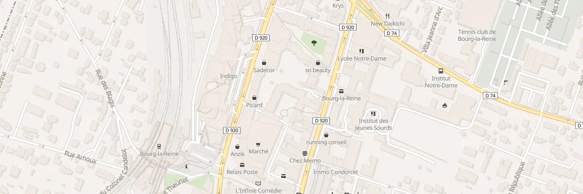 Plan du 5 Pas Alixia à Bourg-la-Reine