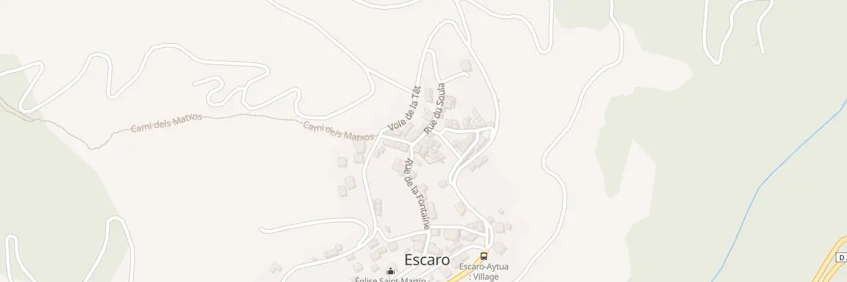 Plan du 90 Escaró d’Availl à Escaro