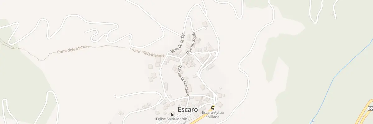 Plan du 103 Escaró d’Availl à Escaro