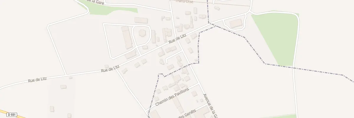 Plan du 7 Rue de la Gare à La Rue-Saint-Pierre