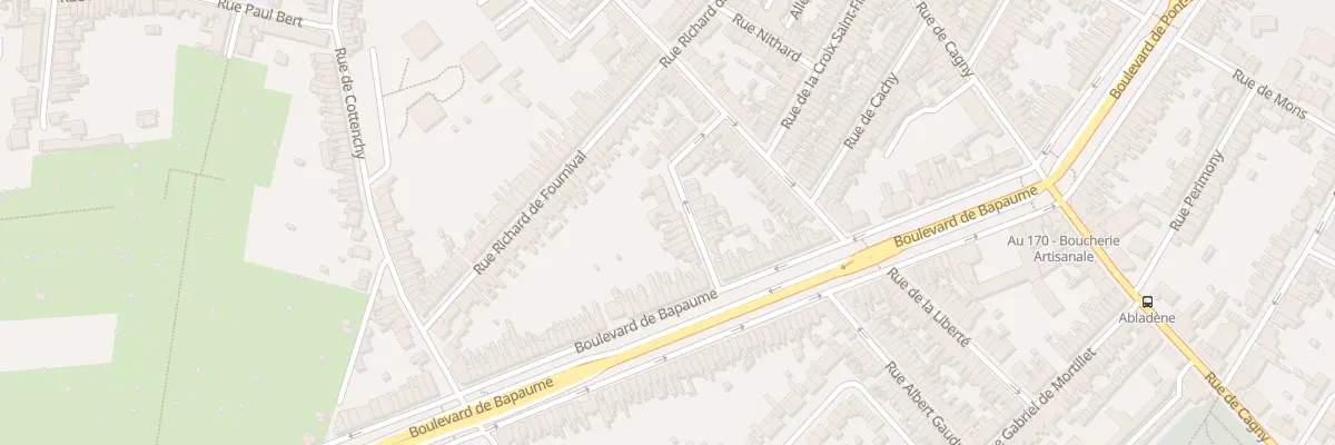 Plan du 36 Rue Victor Commont à Amiens