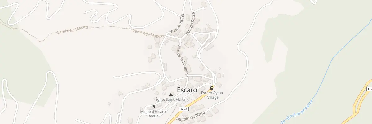 Plan du 106 Escaró d’Availl à Escaro