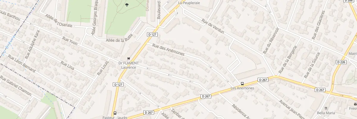 Plan du 18 Rue des Anémones à Fresnes