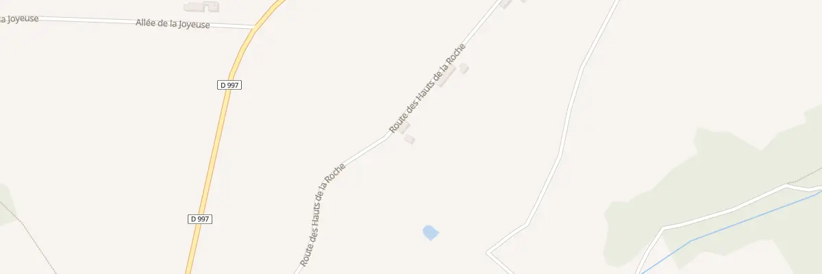 Plan du 5 Rte des Hauts de la Roche à Sidiailles